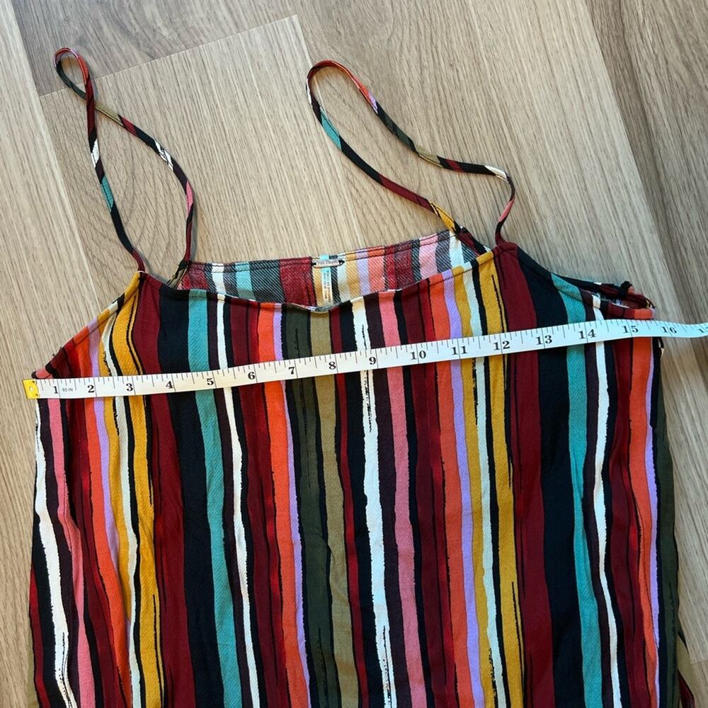 Free People Striped Tunic, Size XS, Multicolor, Beach, Lake, Summer - Picture 7 of 8